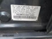 ✅ 2004 Honda Accord EX • VIN: 1HGCM66834A014493 • Lot: 82783025. Wystawiony na Copart z przebiegiem 241 449 mil. Bezpłatny archiwum sprzedaży aukcyjnych z USA i szczegółowy raport historii pojazdu na DreamBid. Zdjęcie 12.