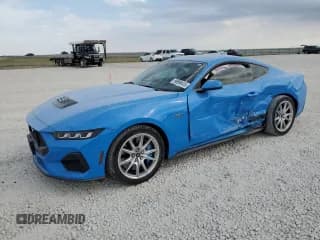 ✅ 2024 Ford Mustang GT • VIN: 1FA6P8CF4R5423366 • Лот: 86994485. Опубликован ранее на Copart с пробегом 11 208 миль. Бесплатный доступ к архиву аукционных продаж из США и подробный отчёт об истории автомобиля на DreamBid. Изображение 1.