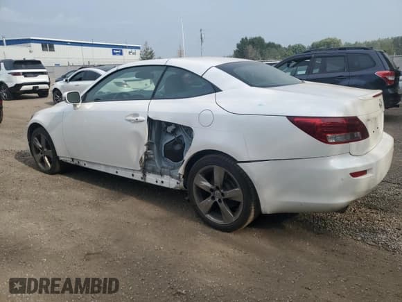 ✅ 2011 Lexus IS 250 C • VIN: JTHFF2C27B2520817 • Lot: 68149645. Wystawiony na Copart z przebiegiem 141 091 mil. Bezpłatny archiwum sprzedaży aukcyjnych z USA i szczegółowy raport historii pojazdu na DreamBid. Zdjęcie 2.