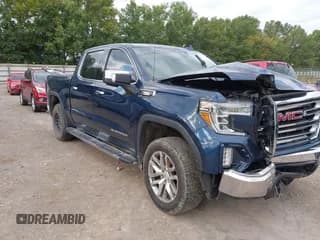 ✅ 2021 GMC Sierra 1500 SLT • VIN: 1GTU9DET1MZ153232 • Lot: 43164072. Listed on IAAI with 112,510 mi. Free auction sales archive from the USA and detailed vehicle history report at DreamBid. Image 1.