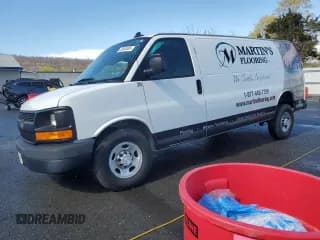 ✅ 2017 Chevrolet Express Cargo • VIN: 1GCWGBFF8H1109759 • Lot: 52884505. Listed on Copart with 100,016 mi. Free auction sales archive from the USA and detailed vehicle history report at DreamBid. Image 1.