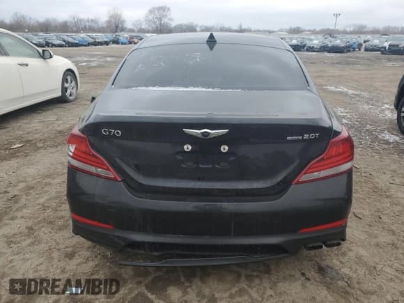 ✅ 2019 Genesis G70 Advanced • VIN: KMTG34LA4KU016698 • Lot: 44620145. Listed on Copart with 101,350 mi. Free auction sales archive from the USA and detailed vehicle history report at DreamBid. Image 6.