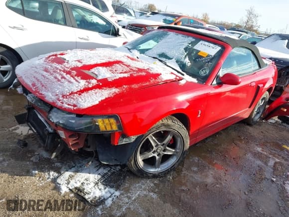 ✅ 2003 Ford Mustang SVT Cobra • VIN: 1FAFP49Y93F443647 • Lot: 43658707. Wystawiony na IAAI z przebiegiem 146 670 mil. Bezpłatny archiwum sprzedaży aukcyjnych z USA i szczegółowy raport historii pojazdu na DreamBid. Zdjęcie 2.