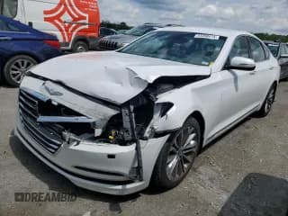 ✅ 2017 Genesis G80 3.8L • VIN: KMHGN4JEXHU211689 • Lot: 54490414. Listed on Copart with 69,951 mi. Free auction sales archive from the USA and detailed vehicle history report at DreamBid. Image 1.