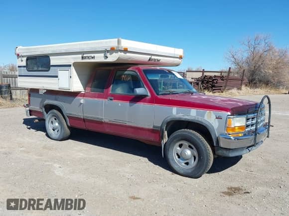 1994 Dodge Dakota with VIN 1B7GG23Y4RS589157, listed as a IAAI auction lot 41869916 with 122,140 mi miles and . Bid and sale history available at DreamBid. Image 1.