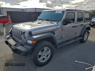 ✅ 2019 Jeep Wrangler Unlimited Sport S • VIN: 1C4HJXDG2KW627783 • Лот: 95946775. Опубликован ранее на Copart с пробегом 78 470 миль. Бесплатный доступ к архиву аукционных продаж из США и подробный отчёт об истории автомобиля на DreamBid. Изображение 1.