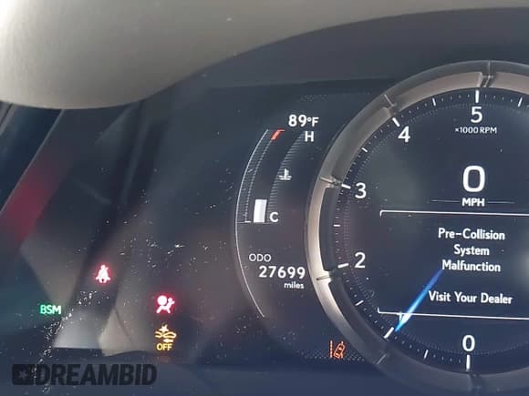 ✅ 2022 Lexus ES 350 F Sport • VIN: 58AGZ1B19NU122120 • Lot: 42435981. Listed on IAAI with 27,699 mi. Free auction sales archive from the USA and detailed vehicle history report at DreamBid. Image 16.