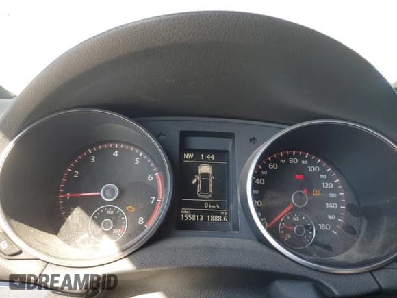 ✅ 2011 Volkswagen Golf GTI w/Sunroof • VIN: WVWEV7AJ6BW203921 • Lot: 46702545. Listed on Copart with 155,813 mi. Free auction sales archive from the USA and detailed vehicle history report at DreamBid. Image 9.