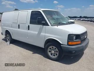 ✅ 2009 Chevrolet Express Cargo • VIN: 1GCFG15X891122176 • Lot: 42773532. Listed on IAAI with 295,608 mi. Free auction sales archive from the USA and detailed vehicle history report at DreamBid. Image 1.