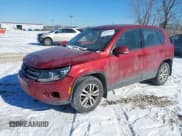 ✅ 2013 Volkswagen Tiguan S • VIN: WVGAV3AX2DW063067 • Lot: 41638749. Listed on IAAI with 150,115 mi. Free auction sales archive from the USA and detailed vehicle history report at DreamBid. Image 2.