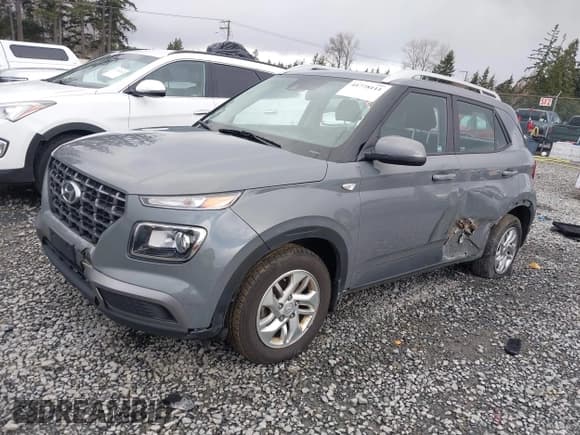 ✅ 2020 Hyundai Venue SEL • VIN: KMHRC8A35LU014510 • Lot: 41778111. Listed on IAAI with 60,495 mi. Free auction sales archive from the USA and detailed vehicle history report at DreamBid. Image 2.