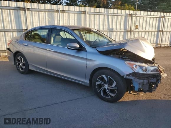 ✅ 2017 Honda Accord LX • VIN: 1HGCR2F38HA065167 • Lot: 93275365. Listed on Copart with 88,155 mi. Free auction sales archive from the USA and detailed vehicle history report at DreamBid. Image 4.