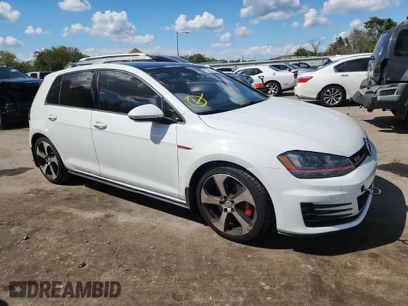 ✅ 2017 Volkswagen Golf GTI S • VIN: 3VW547AU7HM009630 • Lot: 70833015. Listed on Copart with 127,010 mi. Free auction sales archive from the USA and detailed vehicle history report at DreamBid. Image 4.