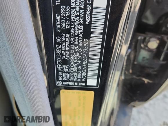 ✅ 1995 Mercedes-Benz S 320 • VIN: WDBGA33E6SA235969 • Лот: 70844625. Опубликован ранее на Copart с пробегом 224 198 миль. Бесплатный доступ к архиву аукционных продаж из США и подробный отчёт об истории автомобиля на DreamBid. Изображение 12.