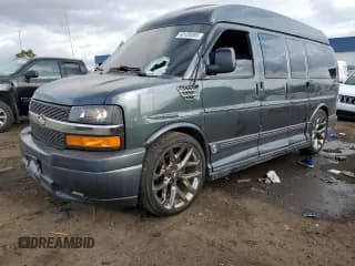 ✅ 2014 GMC Savana Cargo Upfitter • VIN: 1GDS7DC47E1140585 • Lot: 43128385. Listed on Copart with 113,312 mi. Free auction sales archive from the USA and detailed vehicle history report at DreamBid. Image 1.