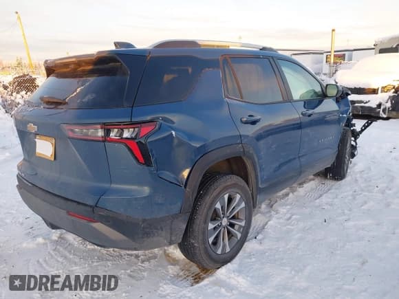 ✅ 2025 Chevrolet Equinox AWD LT • VIN: 3GNAXPEG9SL305864 • Lot: 43698189. Listed on IAAI with 14,457 mi. Free auction sales archive from the USA and detailed vehicle history report at DreamBid. Image 4.