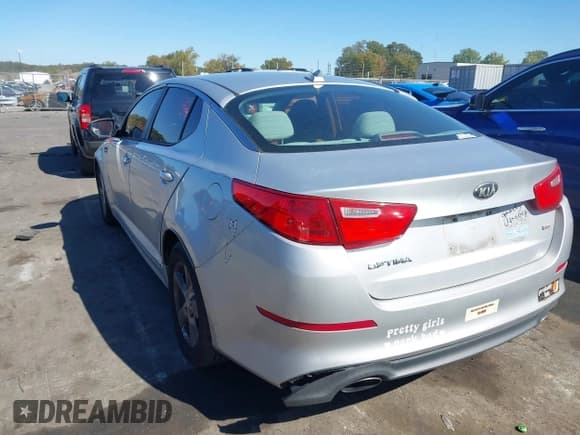 ✅ 2014 Kia Optima LX • VIN: 5XXGM4A71EG265621 • Lot: 43477690. Listed on IAAI with 205,608 mi. Free auction sales archive from the USA and detailed vehicle history report at DreamBid. Image 3.
