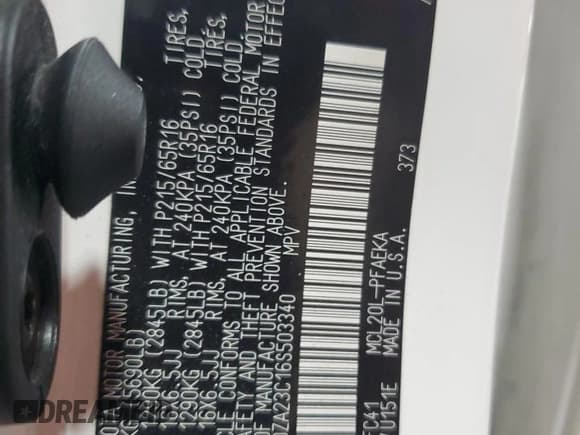 ✅ 2006 Toyota Sienna CE • VIN: 5TDZA23C16S503340 • Lot: 84753925. Wystawiony na Copart z przebiegiem 209 099 mil. Bezpłatny archiwum sprzedaży aukcyjnych z USA i szczegółowy raport historii pojazdu na DreamBid. Zdjęcie 13.