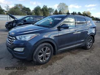 ✅ 2015 Hyundai Santa Fe • VIN: 5XYZU3LBXFG264162 • Лот: 89681285. Опубликован ранее на Copart с пробегом 96 828 миль. Бесплатный доступ к архиву аукционных продаж из США и подробный отчёт об истории автомобиля на DreamBid. Изображение 1.