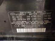 ✅ 2012 Hyundai Azera • VIN: KMHFG4JG1CA120702 • Лот: 43374174. Опубликован ранее на IAAI с пробегом 148 622 миль. Бесплатный доступ к архиву аукционных продаж из США и подробный отчёт об истории автомобиля на DreamBid. Изображение 9.