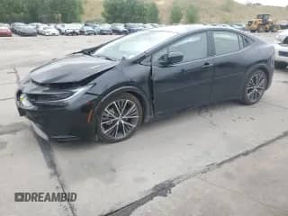 2023 Toyota Prius LE with VIN JTDADABU3P3000551, listed as a Copart auction lot 66662515 with 51,853 mi miles and Salvage title. Bid and sale history available at DreamBid. Image 1.