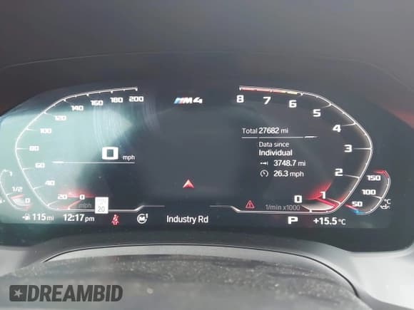 ✅ 2022 BMW M4 Competition xDrive • VIN: WBS43AZ04NCJ24059 • Лот: 42182813. Опубликован ранее на IAAI с пробегом 27 682 миль. Бесплатный доступ к архиву аукционных продаж из США и подробный отчёт об истории автомобиля на DreamBid. Изображение 7.