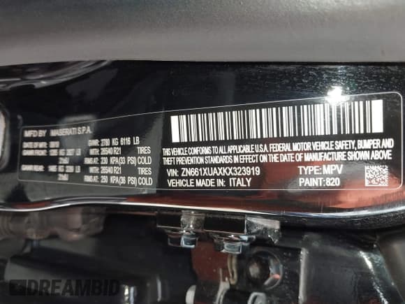 ✅ 2019 Maserati Levante • VIN: ZN661XUAXKX323919 • Lot: 42484880. Wystawiony na IAAI z przebiegiem 71 024 mil. Bezpłatny archiwum sprzedaży aukcyjnych z USA i szczegółowy raport historii pojazdu na DreamBid. Zdjęcie 9.