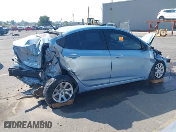 2013 Hyundai Accent GLS with VIN KMHCT4AE4DU273894, listed as a IAAI auction lot 43096264 with Not provided miles and . Bid and sale history available at DreamBid. Image 12.