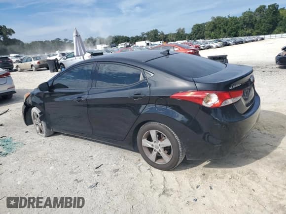 ✅ 2013 Hyundai Elantra GLS • VIN: KMHDH4AE6DU720666 • Lot: 80092865. Listed on Copart with 88,906 mi. Free auction sales archive from the USA and detailed vehicle history report at DreamBid. Image 2.