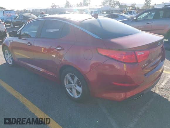 ✅ 2014 Kia Optima LX • VIN: 5XXGM4A70EG264900 • Lot: 43834879. Listed on IAAI with 81,131 mi. Free auction sales archive from the USA and detailed vehicle history report at DreamBid. Image 3.