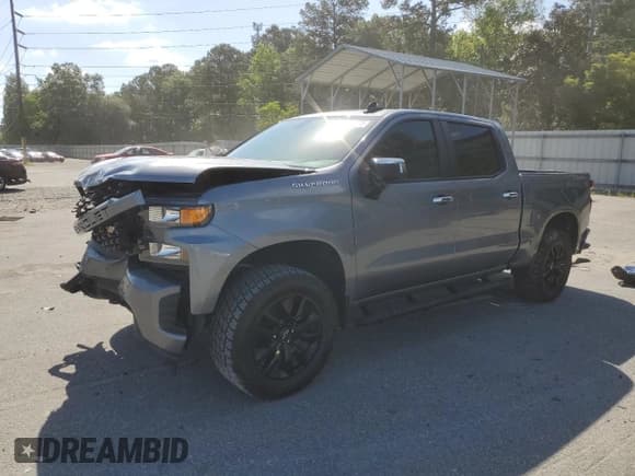 ✅ 2021 Chevrolet Silverado 1500 Custom • VIN: 1GCPYBEH3MZ149229 • Lot: 54628555. Wystawiony na Copart z przebiegiem 39 524 mil. Bezpłatny archiwum sprzedaży aukcyjnych z USA i szczegółowy raport historii pojazdu na DreamBid. Zdjęcie 1.