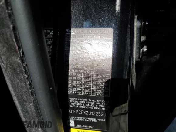 ✅ 2018 Jaguar E-Pace SE • VIN: SADFP2FX2J1Z25207 • Lot: 71993385. Listed on Copart with 158,806 mi. Free auction sales archive from the USA and detailed vehicle history report at DreamBid. Image 13.