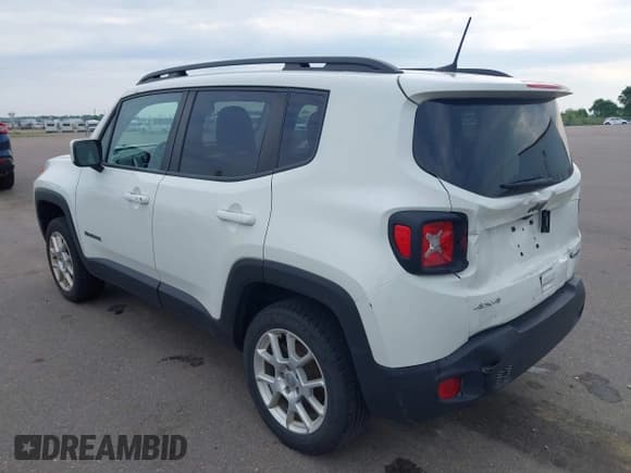 ✅ 2020 Jeep Renegade Altitude • VIN: ZACNJBBBXLPL39311 • Lot: 42431836. Listed on IAAI with 99,537 mi. Free auction sales archive from the USA and detailed vehicle history report at DreamBid. Image 3.
