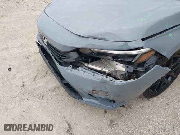 ✅ 2024 Honda Civic Sport • VIN: 2HGFE2F51RH545435 • Lot: 43472300. Listed on IAAI with 29,496 mi. Free auction sales archive from the USA and detailed vehicle history report at DreamBid. Image 6.