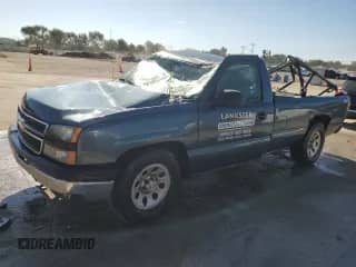 2006 Chevrolet Silverado 1500 LS with VIN 1GCEC14X46Z157836, listed as a Copart auction lot 70309755 with Not provided miles and Salvage title. Bid and sale history available at DreamBid. Image 1.