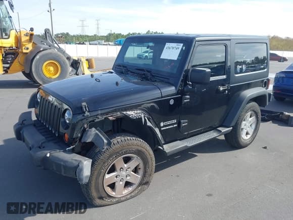 ✅ 2013 Jeep Wrangler Sport • VIN: 1C4AJWAG6DL635180 • Lot: 43670749. Listed on IAAI with 119,761 mi. Free auction sales archive from the USA and detailed vehicle history report at DreamBid. Image 2.