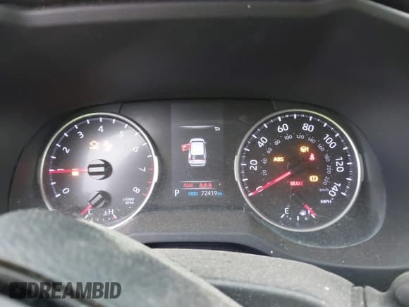 ✅ 2019 Toyota RAV4 LE • VIN: JTMF1RFV3KD036517 • Lot: 43364898. Listed on IAAI with 72,419 mi. Free auction sales archive from the USA and detailed vehicle history report at DreamBid. Image 7.