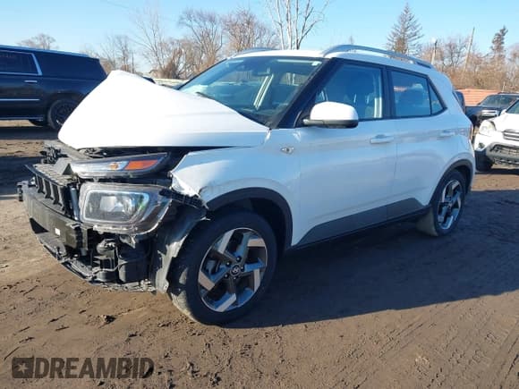 ✅ 2023 Hyundai Venue Limited • VIN: KMHRC8A31PU233714 • Lot: 41758056. Listed on IAAI with 10,532 mi. Free auction sales archive from the USA and detailed vehicle history report at DreamBid. Image 2.