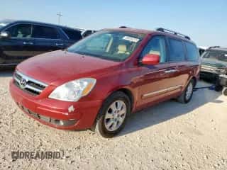 2007 Hyundai Entourage GLS z VIN KNDMC233676031528, wystawiony jako Copart lot #68035215 z przebiegiem 117 749 mil mil oraz Czysty tytuł • Clean title. Historia ofert i sprzedaży dostępna na DreamBid. Obrazek 1.