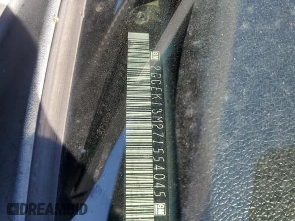 ✅ 2007 Chevrolet Silverado 1500 LTZ • VIN: 2GCEK13M271554045 • Lot: 74351144. Listed on Copart with 185,283 mi. Free auction sales archive from the USA and detailed vehicle history report at DreamBid. Image 12.