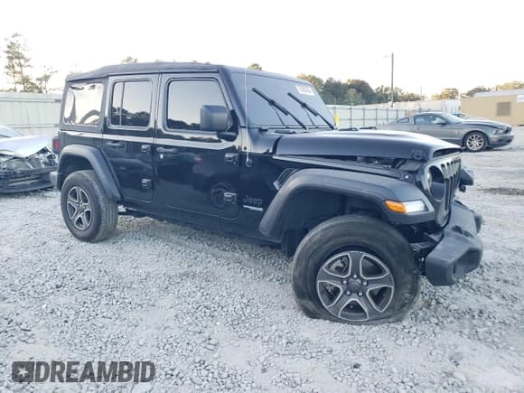 ✅ 2022 Jeep Wrangler Unlimited High Tide • VIN: 1C4HJXDG1NW134486 • Lot: 75280764. Listed on Copart with 61,282 mi. Free auction sales archive from the USA and detailed vehicle history report at DreamBid. Image 4.