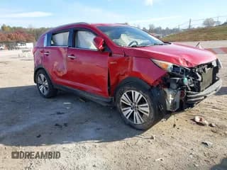 ✅ 2014 Kia Sportage EX • VIN: KNDPCCAC7E7577204 • Lot: 43701174. Listed on IAAI with 135,159 mi. Free auction sales archive from the USA and detailed vehicle history report at DreamBid. Image 1.