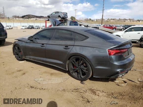 ✅ 2021 Audi S5 Sportback Premium Plus • VIN: WAUC4CF51MA004013 • Lot: 45700193. Listed on Copart with 23,614 mi. Free auction sales archive from the USA and detailed vehicle history report at DreamBid. Image 2.