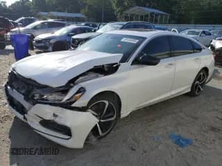 2018 Honda Accord EX-L with VIN 1HGCV2F51JA001362, listed as a Copart auction lot 68448505 with 104,313 mi miles and Salvage title. Bid and sale history available at DreamBid. Image 1.