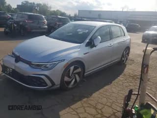 ✅ 2022 Volkswagen Golf GTI S • VIN: WVWG87CDXNW155111 • Лот: 71783025. Опубликован ранее на Copart с пробегом 50 147 миль. Бесплатный доступ к архиву аукционных продаж из США и подробный отчёт об истории автомобиля на DreamBid. Изображение 1.