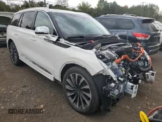 ✅ 2021 Lincoln Aviator Black Label Grand Touring • VIN: 5LMYJ9YY0MNL01545 • Lot: 70844593. Listed on Copart with 471 mi. Free auction sales archive from the USA and detailed vehicle history report at DreamBid. Image 4.