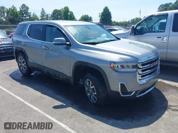 ✅ 2023 GMC Acadia SLE • VIN: 1GKKNKL44PZ200362 • Lot: 42535221. Listed on IAAI with 44,464 mi. Free auction sales archive from the USA and detailed vehicle history report at DreamBid. Image 1.