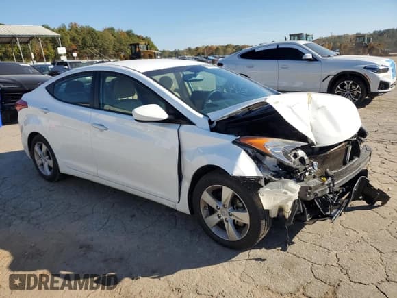 ✅ 2013 Hyundai Elantra GLS • VIN: 5NPDH4AEXDH261639 • Lot: 91316255. Listed on Copart with 138,310 mi. Free auction sales archive from the USA and detailed vehicle history report at DreamBid. Image 4.