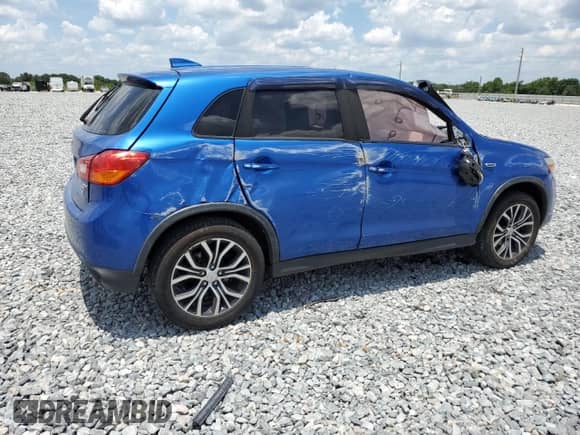 2017 Mitsubishi Outlander SE with VIN JA4AR3AW4HZ016685, listed as a Copart auction lot 57983775 with Not provided miles and Salvage title. Bid and sale history available at DreamBid. Image 3.