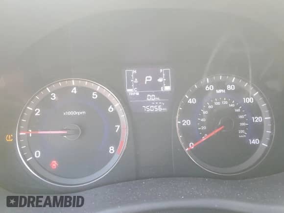 2017 Hyundai Accent SE with VIN KMHCT4AE2HU194200, listed as a Copart auction lot 84270305 with 75,056 mi miles and Salvage title. Bid and sale history available at DreamBid. Image 9.